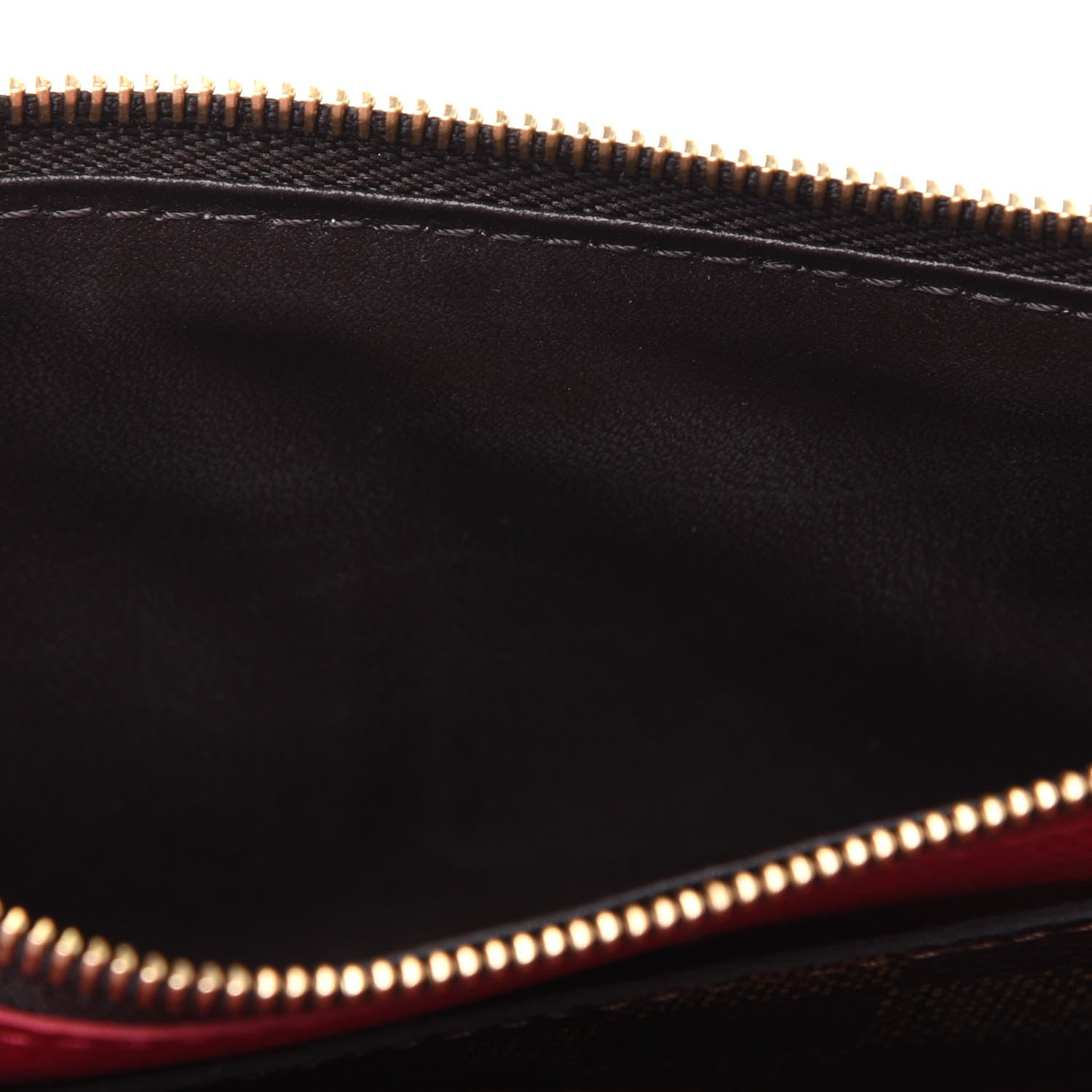 Louis Vuitton Damier Ebene Emilie Wallet Red 7 of 16