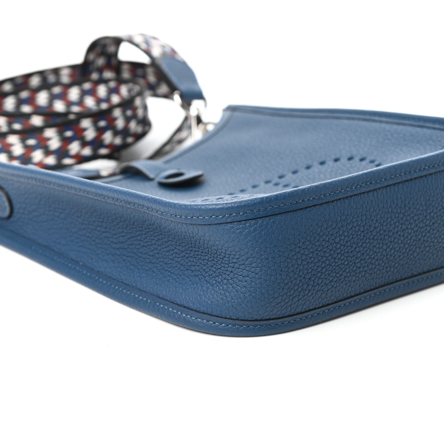 Taurillon Clemence Zigzag Evelyne TPM Deep Bleu Bleu Zellige Indigo Black