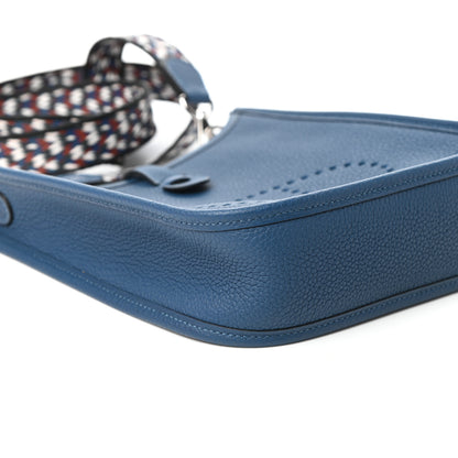 Hermes Taurillon Clemence Zigzag Evelyne TPM Deep Bleu Bleu Zellige Indigo Black 8 of 10