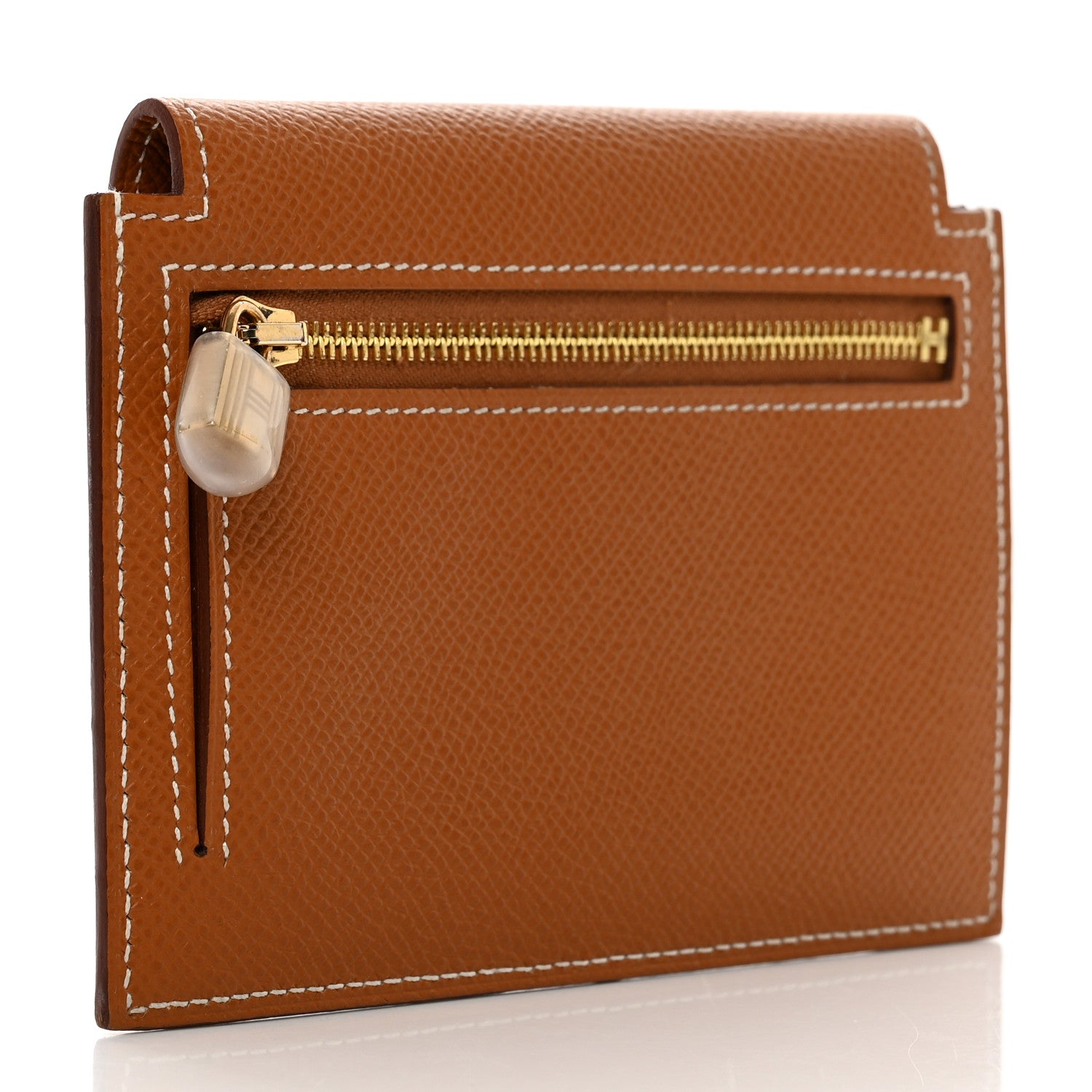 Hermes Epsom Kelly Pocket Compact Wallet Gold 3 of 8