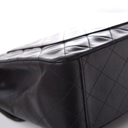 Chanel Lambskin Quilted XL Jumbo Single Flap Black 11 of 16