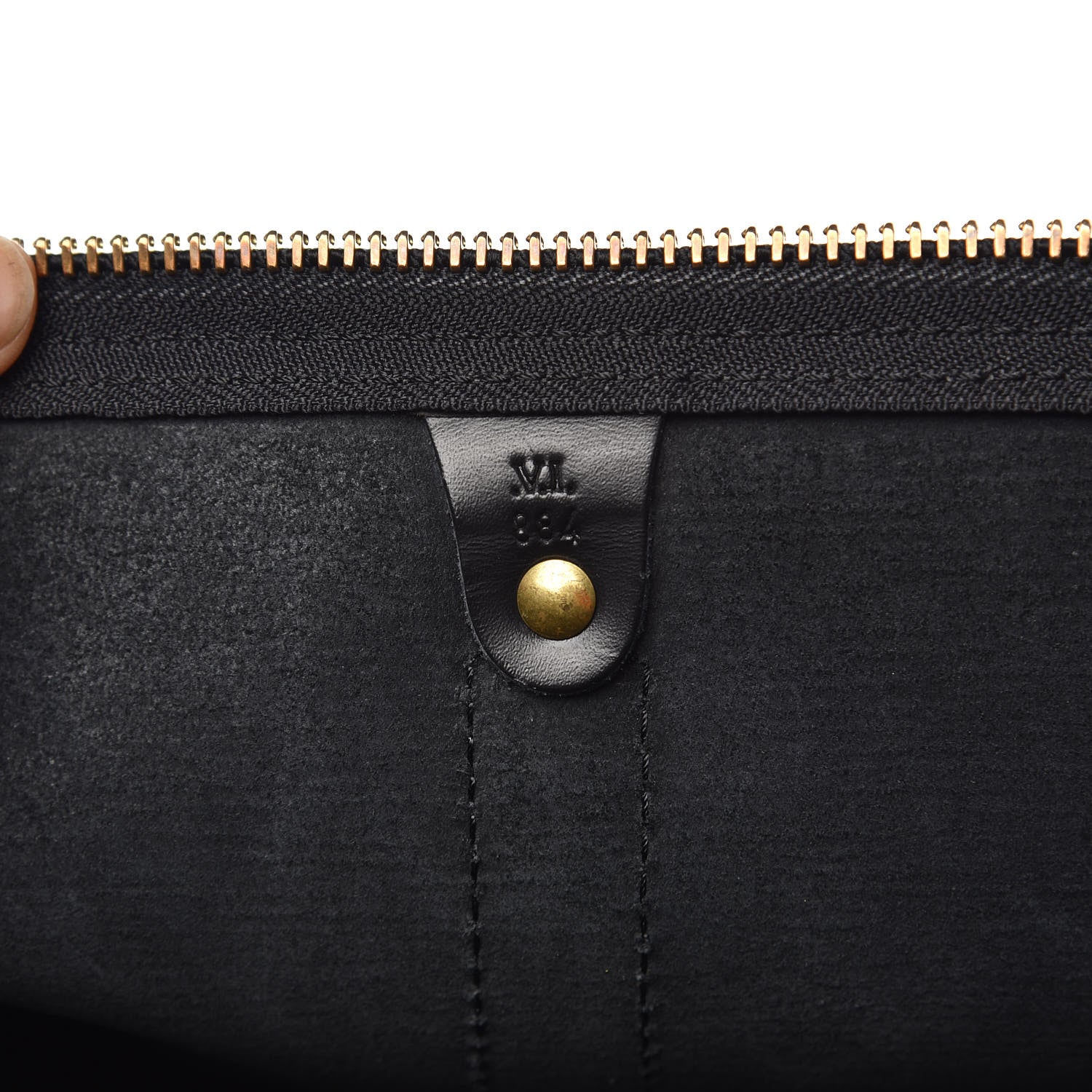 Louis Vuitton Epi Keepall 50 Black 7 of 19
