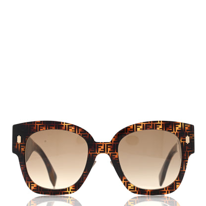 Fendi Acetate FF Sunglasses FF 0458/G/S Havana 2 of 9