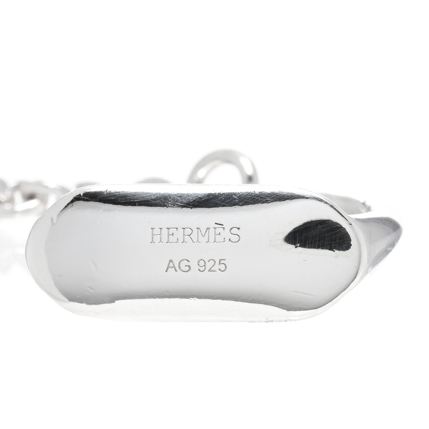 Sterling Silver Stirrup Lariat Necklace