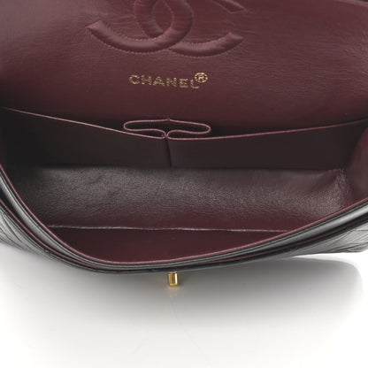 Chanel Lambskin Quilted Medium Double Flap Black 5 of 16