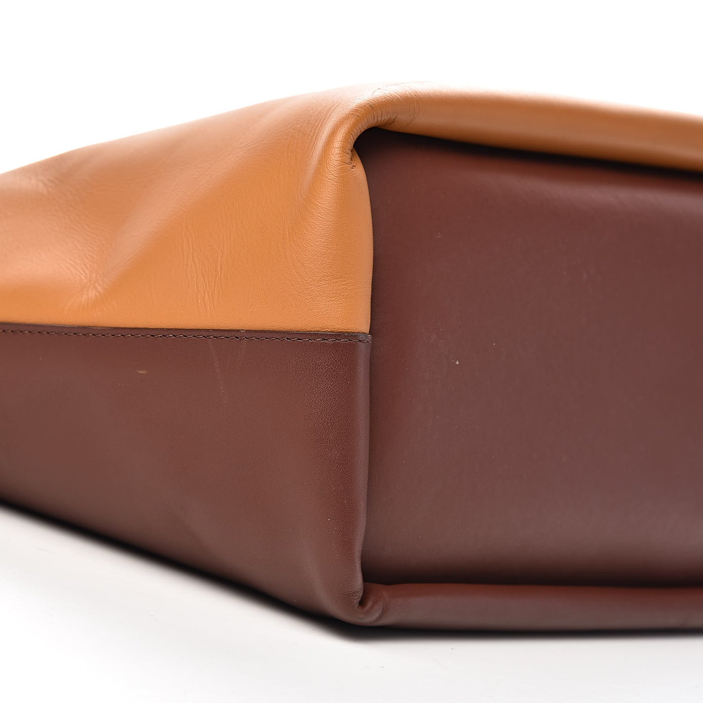 Smooth Calfskin Large Baylee Tote Yummy Cookie