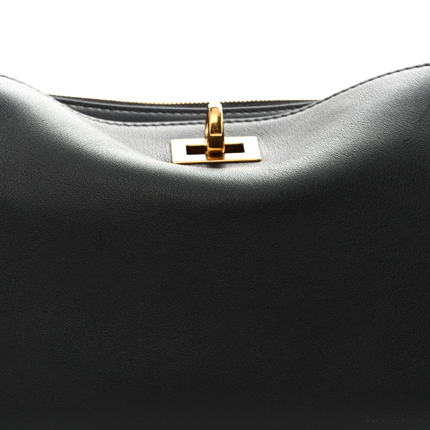 Balenciaga Natural Smooth Calfskin Rodeo Sling Pochette Black 8 of 12