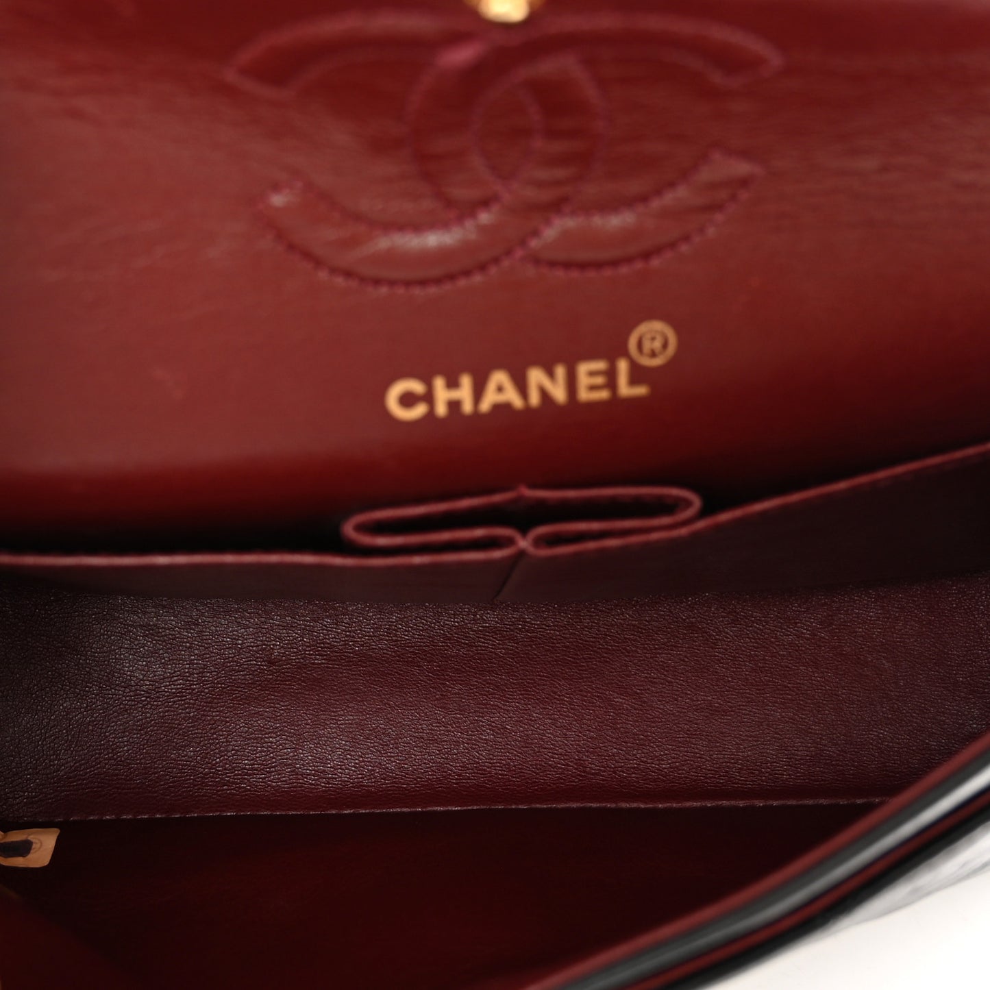 Lambskin Quilted Small Double Flap Black