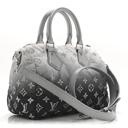 Louis Vuitton Nylon Monogram Gradient LV Snow Speedy Bandouliere 25 Frost 3 of 9