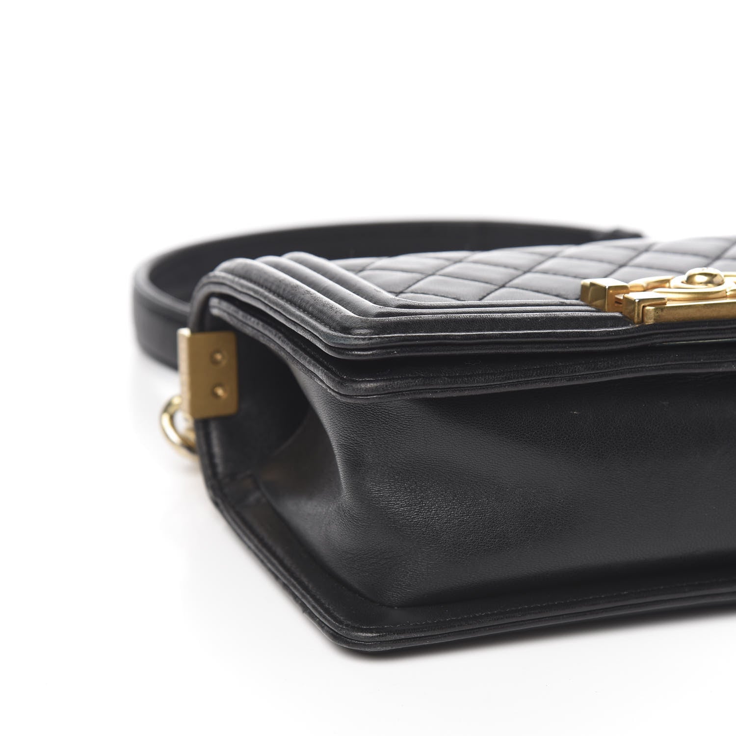 Chanel Lambskin Quilted Small Boy Flap Black 8 of 10