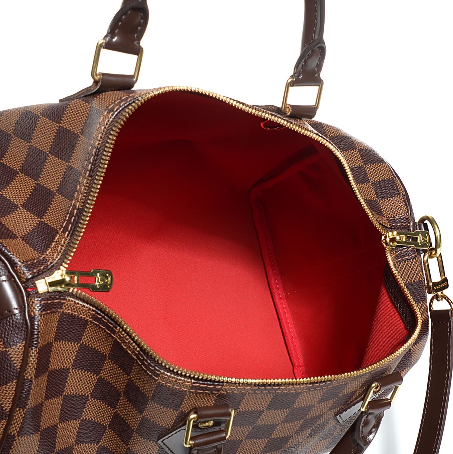 Louis Vuitton Damier Ebene Speedy Bandouliere 35 6 of 9