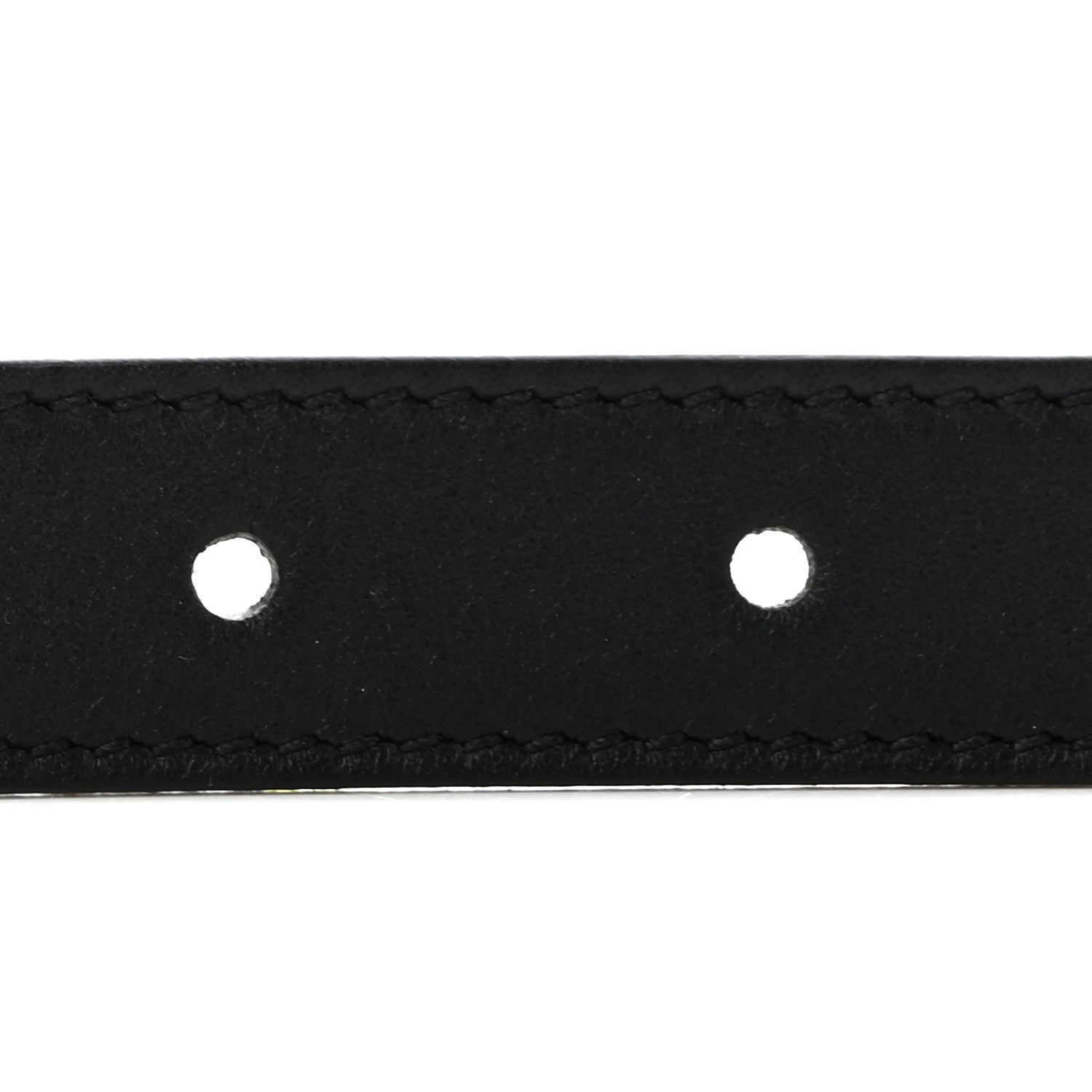 Gucci Moon Calfskin Pearl Double G 20mm Belt 100 40 Black Cream 3 of 6