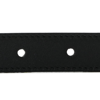 Gucci Moon Calfskin Pearl Double G 20mm Belt 100 40 Black Cream 3 of 6