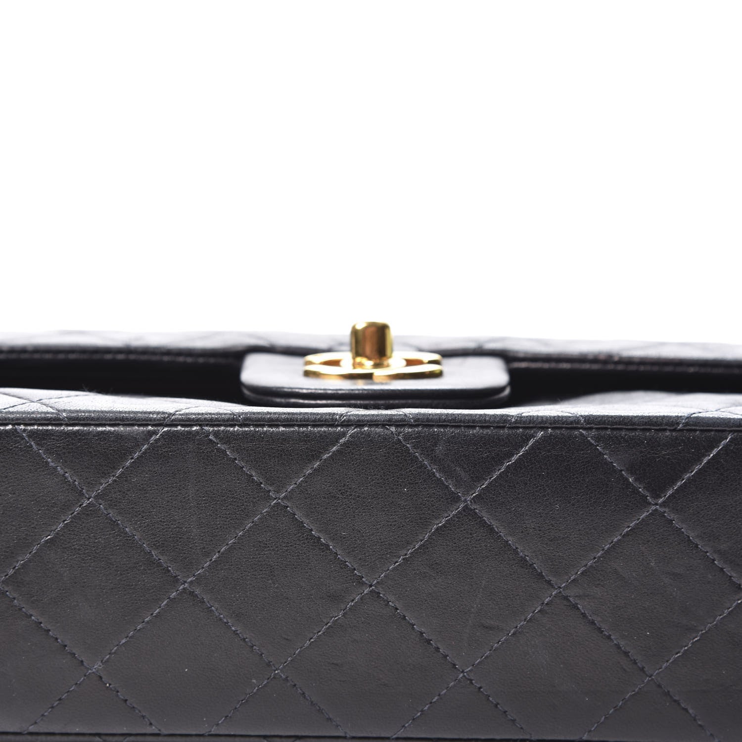 Chanel Lambskin Quilted Small Double Flap Black 8 of 11