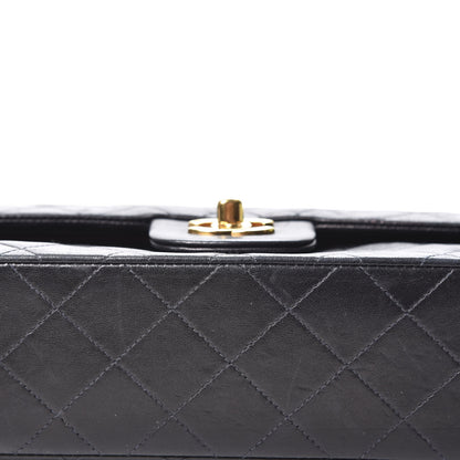 Chanel Lambskin Quilted Small Double Flap Black 8 of 11