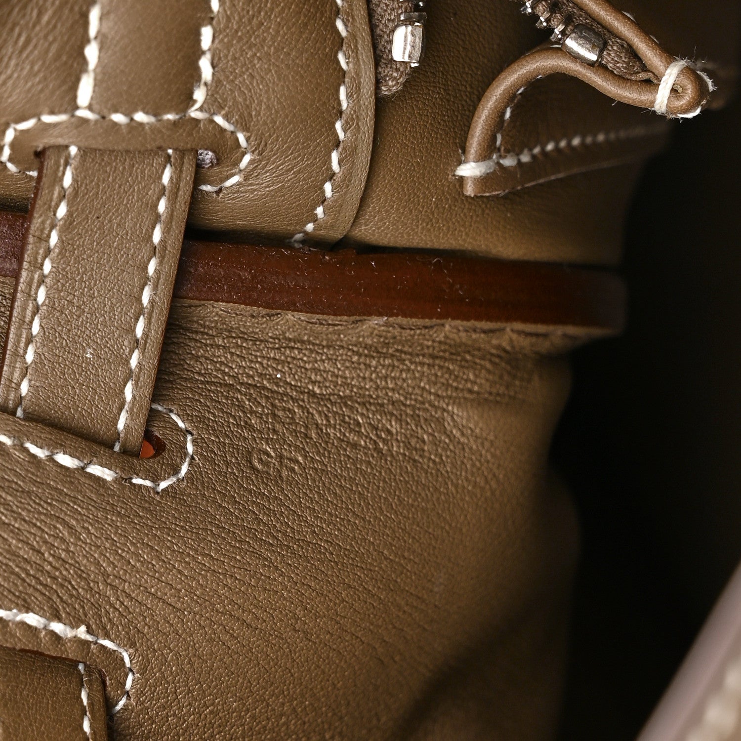 Hermes Swift Kelly Retourne 25 Etoupe 7 of 12