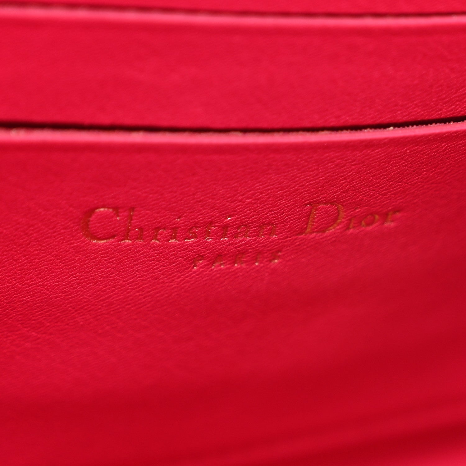 Christian Dior Patent Cannage Miss Dior Promenade Pouch Fuchsia 6 of 11