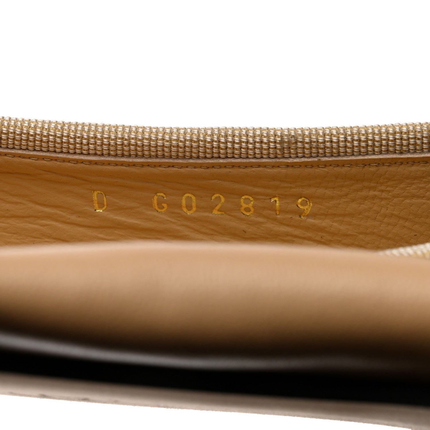 Chanel Lambskin Cap Toe CC Ballerina Flats 37.5 Beige Black 8 of 9