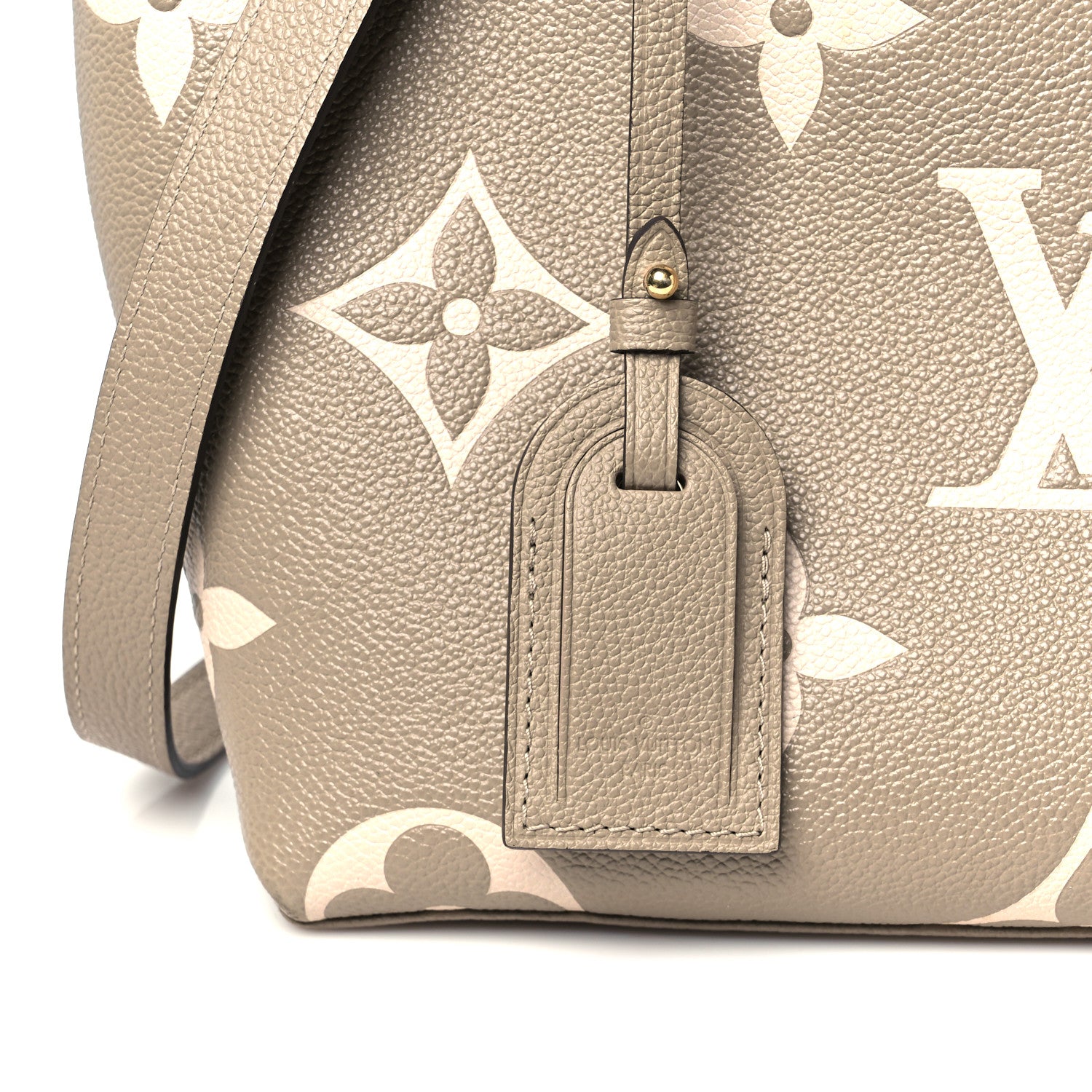 Louis Vuitton Empreinte Monogram Giant Petit Palais Tourterelle Creme 9 of 12