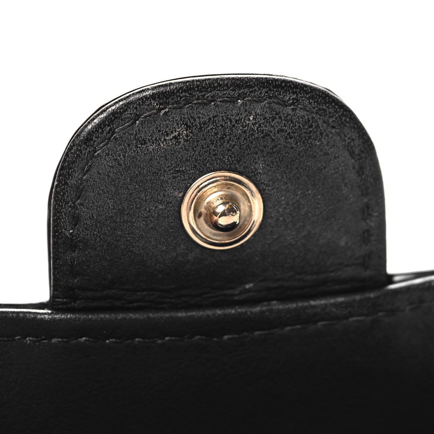 Chanel Patent Quilted Flap Card Holder Black 10 of 10