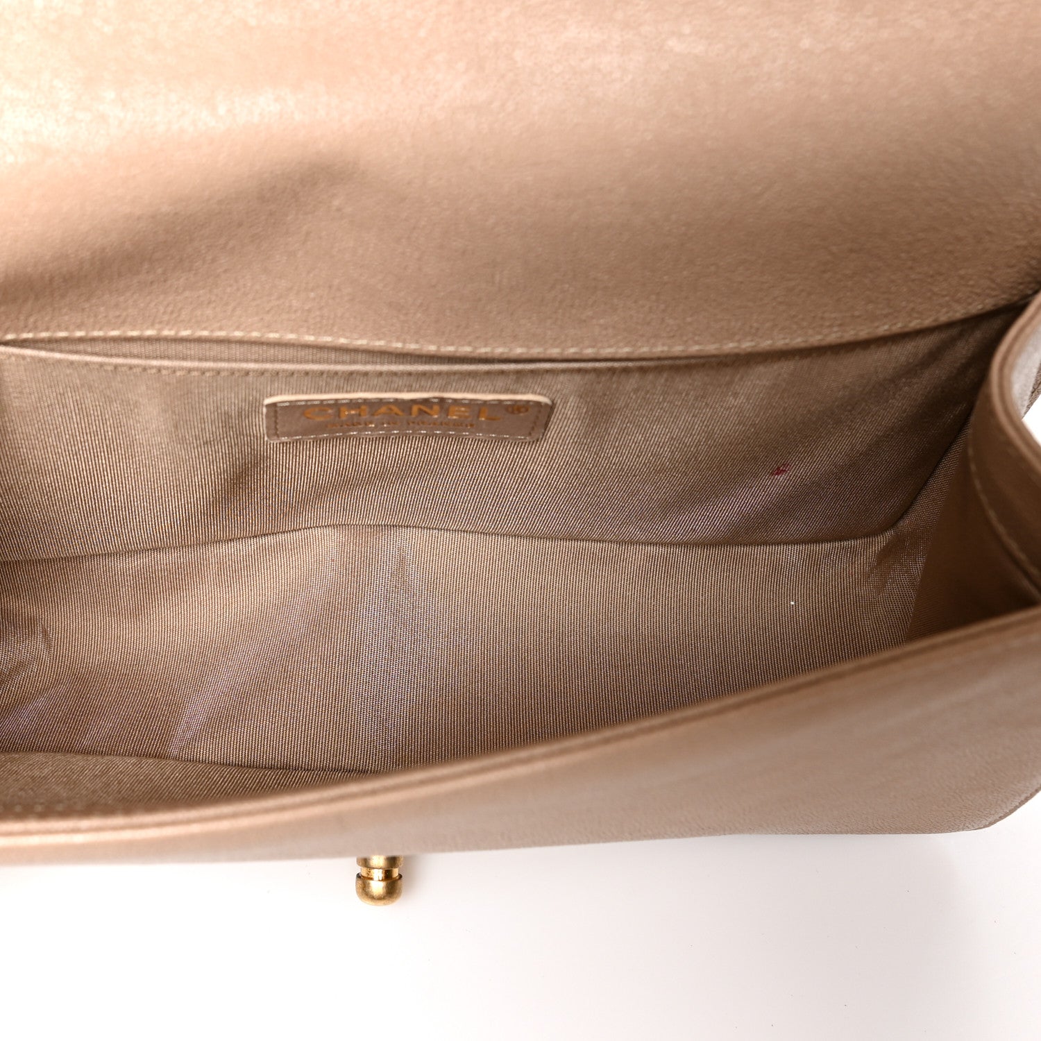 Chanel Caviar Quilted Medium Boy Flap Beige 5 of 11