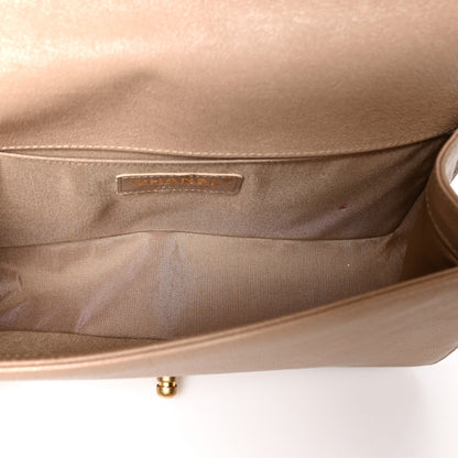 Chanel Caviar Quilted Medium Boy Flap Beige 5 of 11