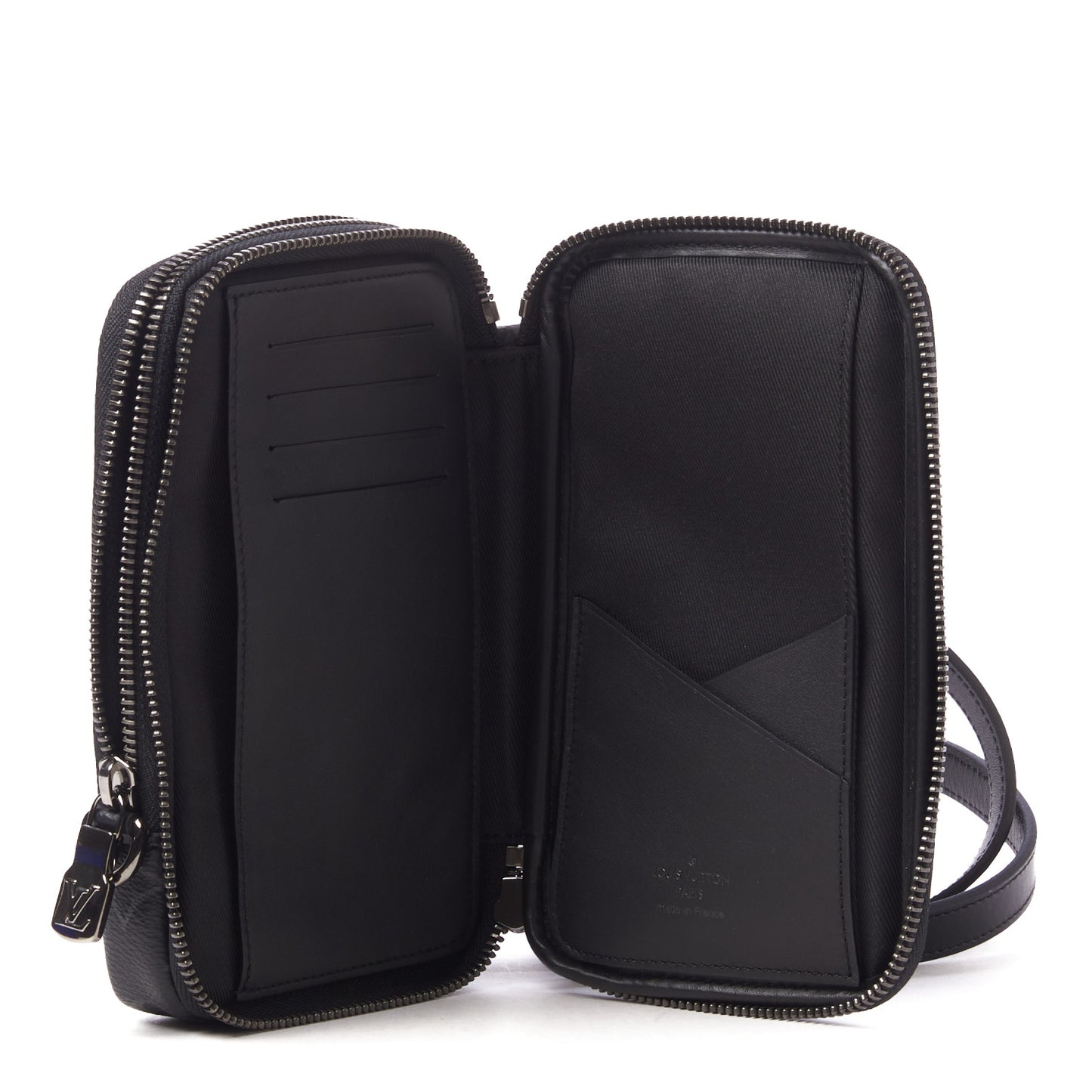 Monogram Eclipse Reverse Double Phone Pouch