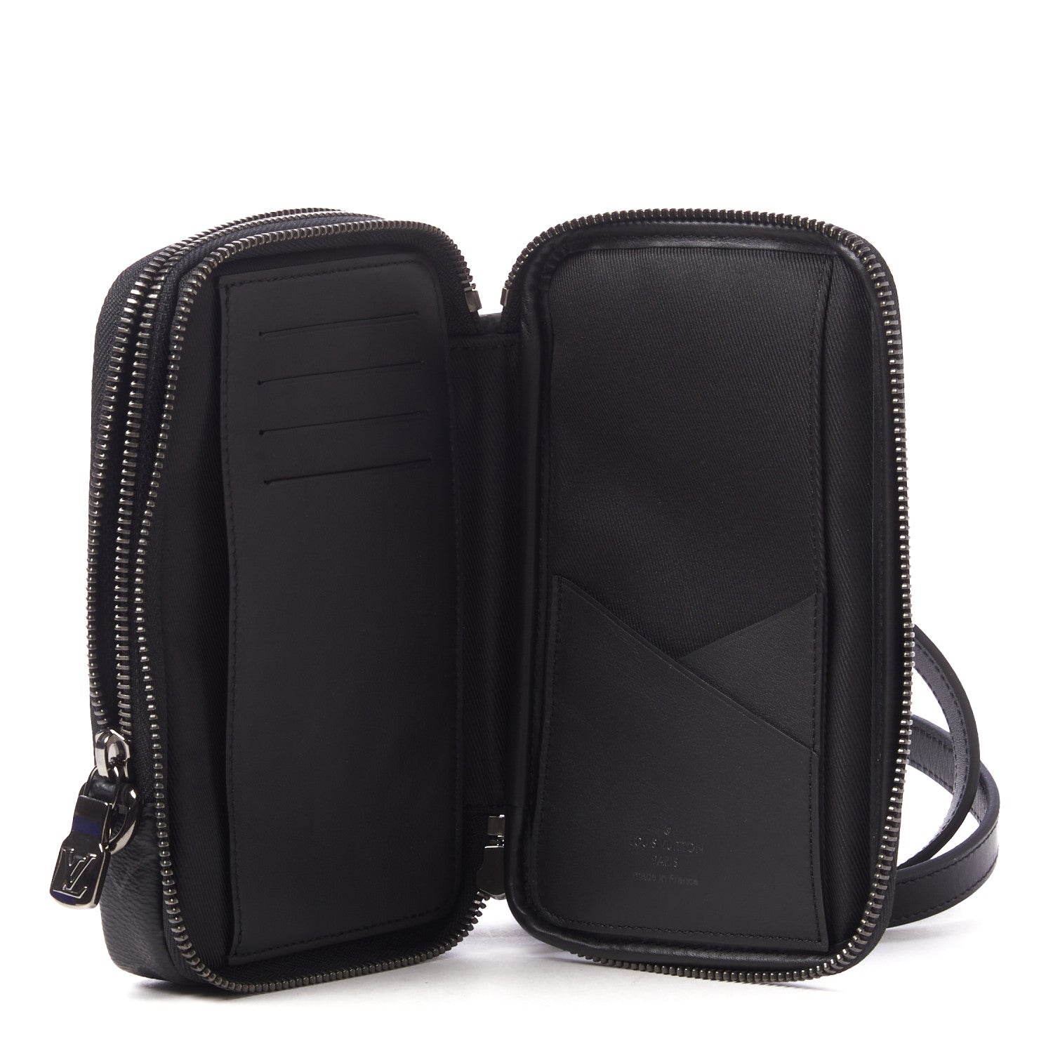 Louis Vuitton Monogram Eclipse Reverse Double Phone Pouch 7 of 9