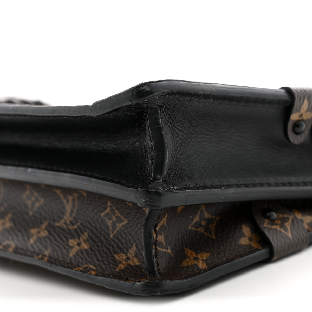 Reverse Monogram Trunk Clutch