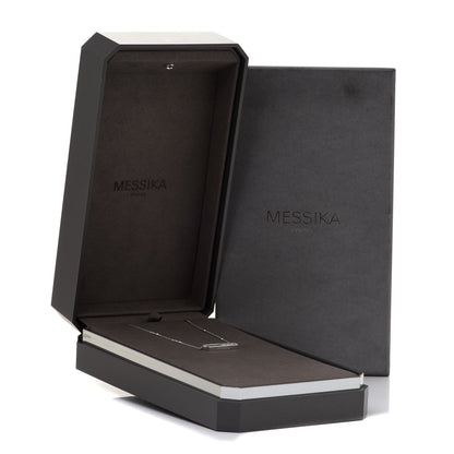 Messika 18K White Gold Diamond Baby Move Pave Necklace 6 of 6