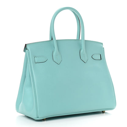 Hermes Epsom Birkin 30 Bleu Atoll 2 of 9