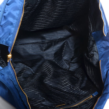 Prada Saffiano Tessuto Nylon Tote Bleuette 6 of 11