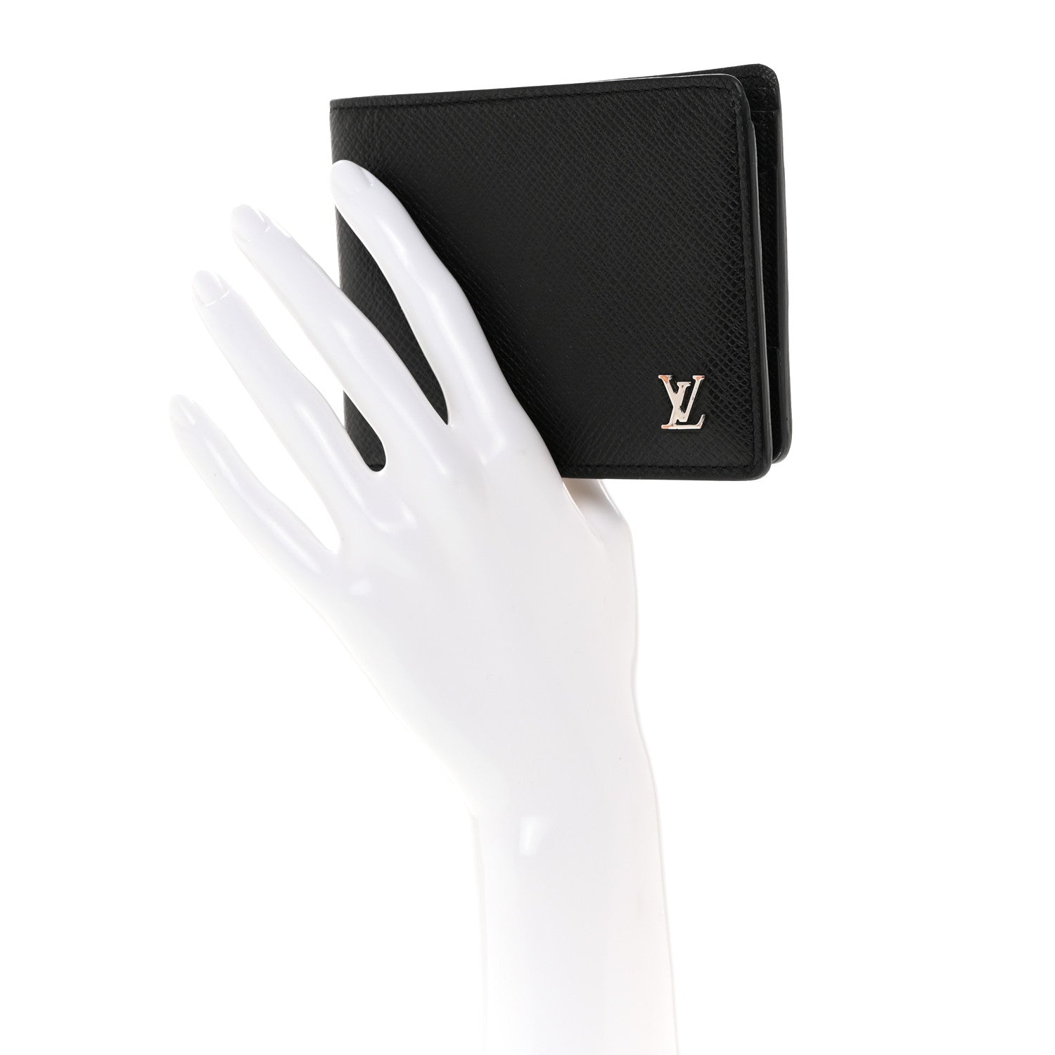 Louis Vuitton Taiga Multiple Wallet Black 2 of 9
