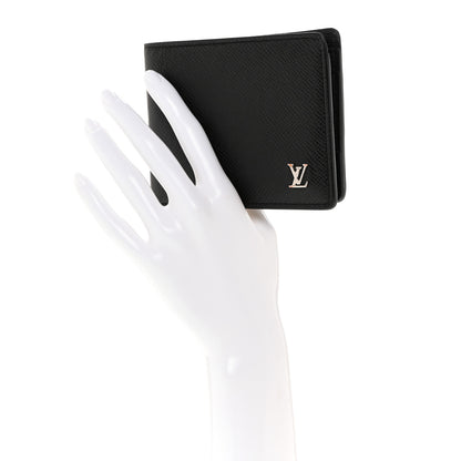 Louis Vuitton Taiga Multiple Wallet Black 2 of 9