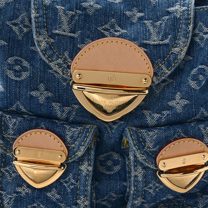 Louis Vuitton Denim Venice Backpack Blue 7 of 13