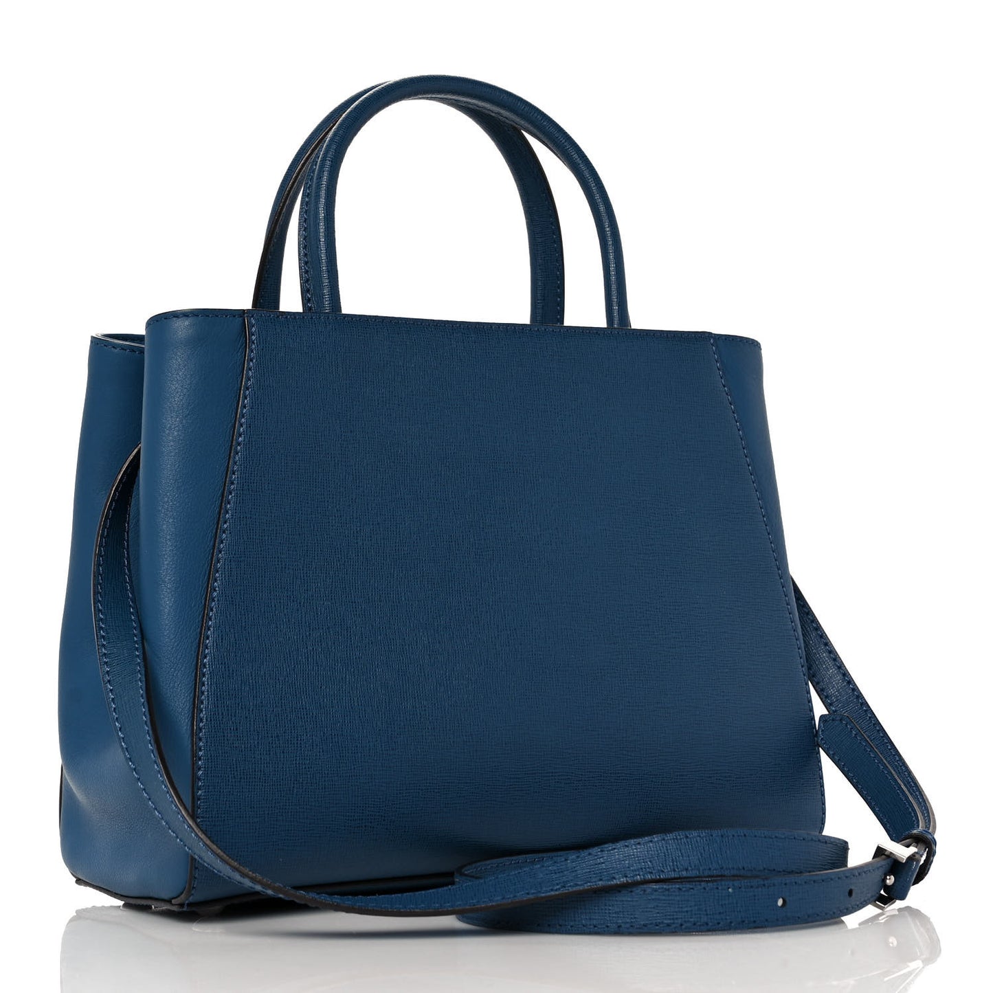 Vitello Elite Petite 2Jours Tote Blue Cobalto