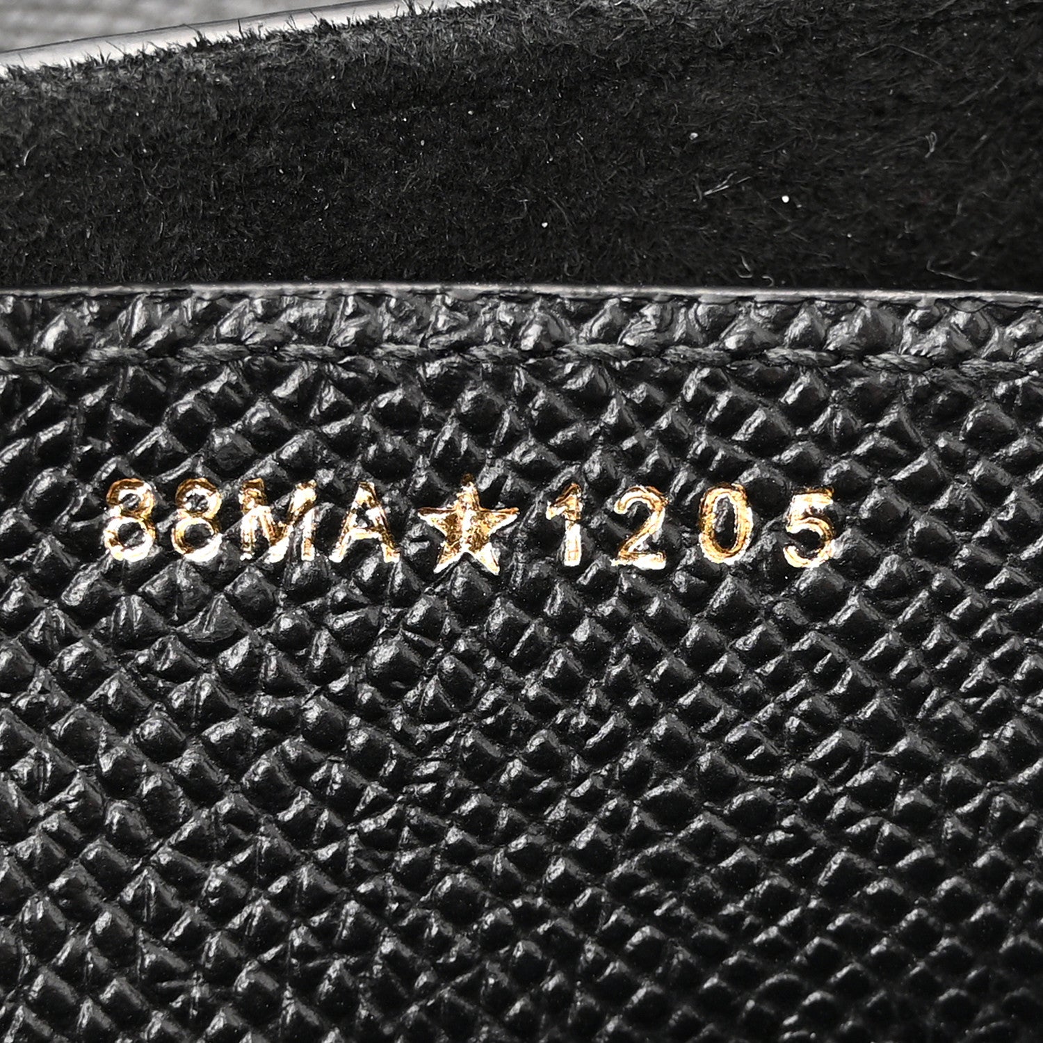 Christian Dior Grained Calfskin Saddle Bag Black 7 of 10