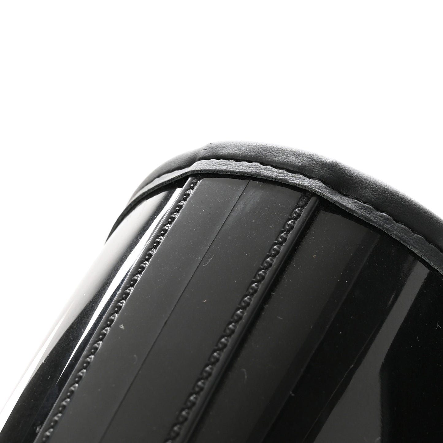 Rubber Horsebit Knee High Boots 38 Black