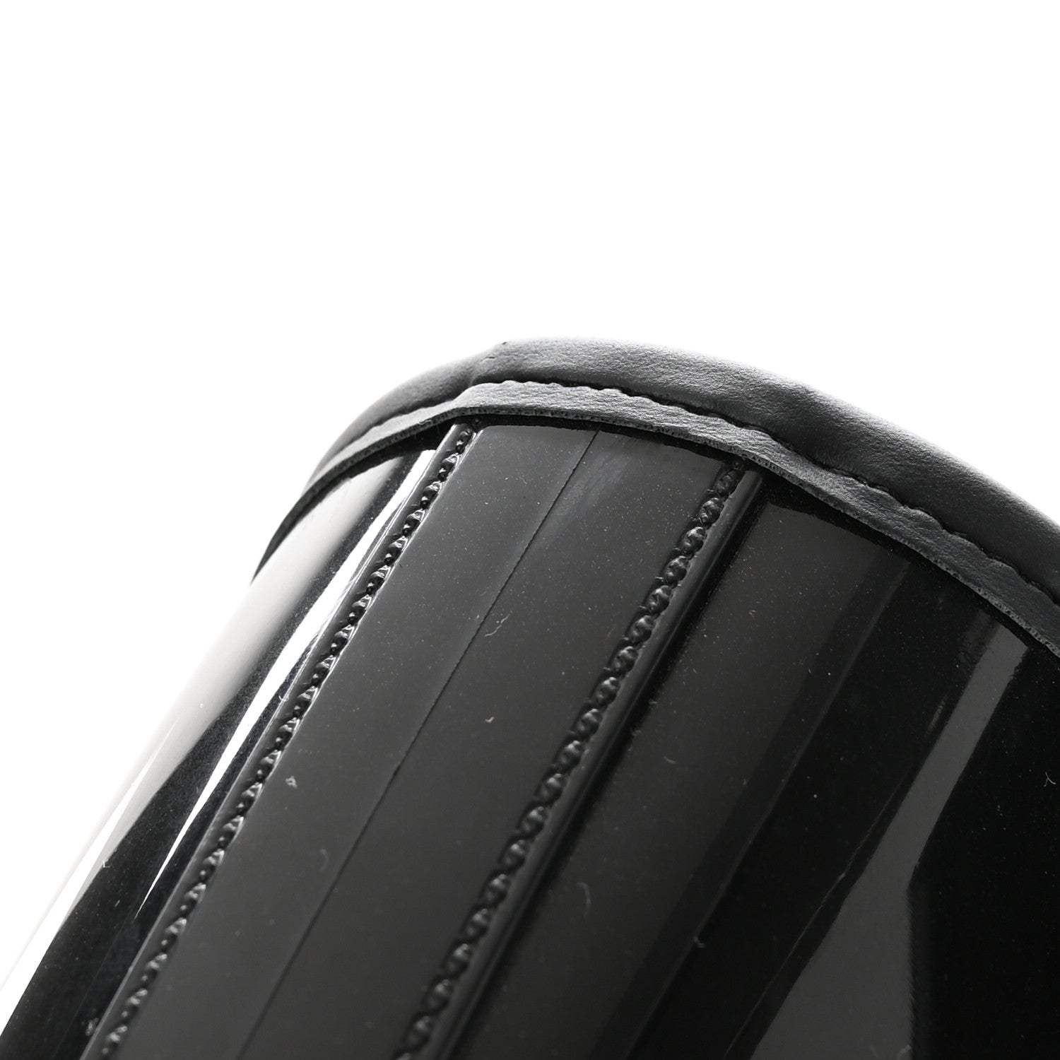 Gucci Rubber Horsebit Knee High Boots 38 Black 9 of 9