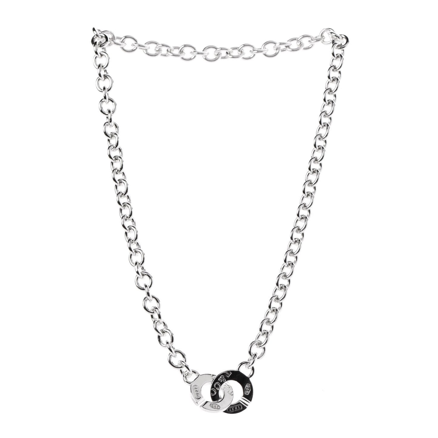 Sterling Silver 1837 Circle Clasp Necklace