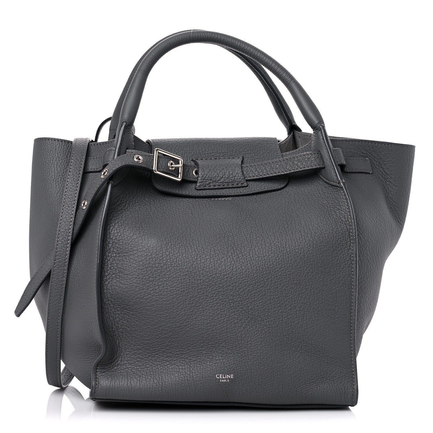 Celine Supple Grained Calfskin Small Big Bag Grey 1 of 12