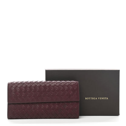 Bottega Veneta Nappa Intrecciato Continental Wallet Dark Barolo 9 of 9