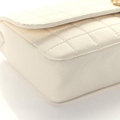 Chanel Lambskin Chocolate Bar Leo Lion Flap White 8 of 11