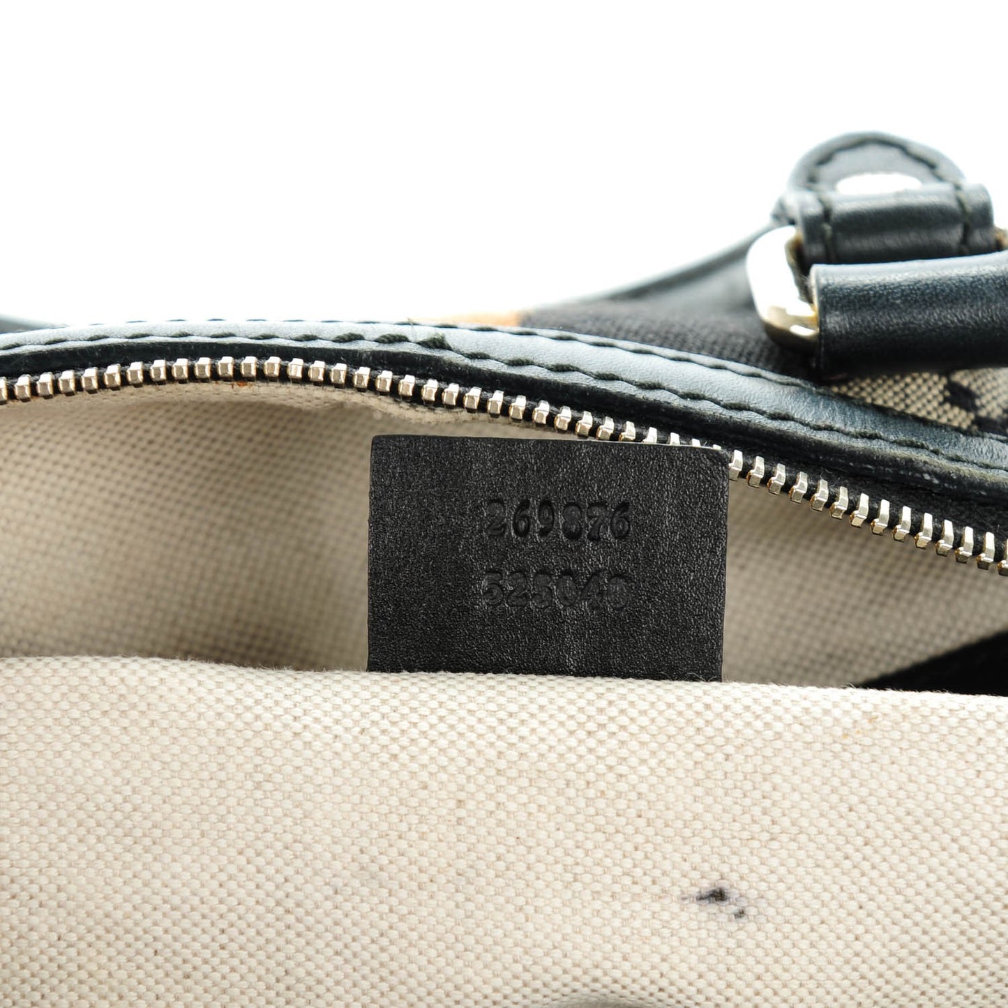 Diamante Vintage Web Small Boston Black
