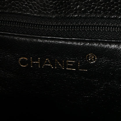Chanel Caviar Diamond Flap Shoulder Bag Black 6 of 10