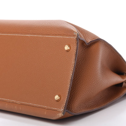 Hermes Togo Kelly Sellier 40 Gold 7 of 14