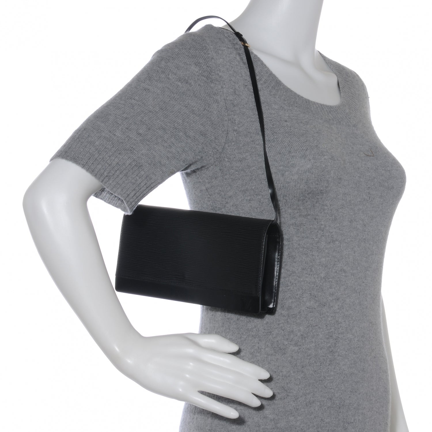 Louis Vuitton Epi Honfleur Black 2 of 7