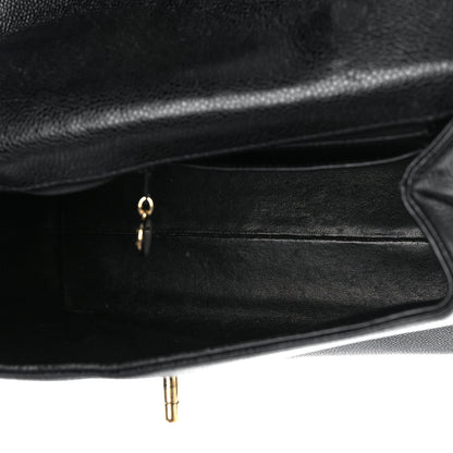 Chanel Caviar Kelly Jumbo Flap Black 5 of 10