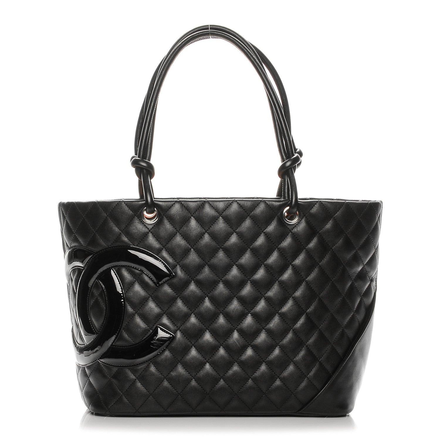 Chanel Calfskin Quilted Large Cambon Tote Black 1 of 7