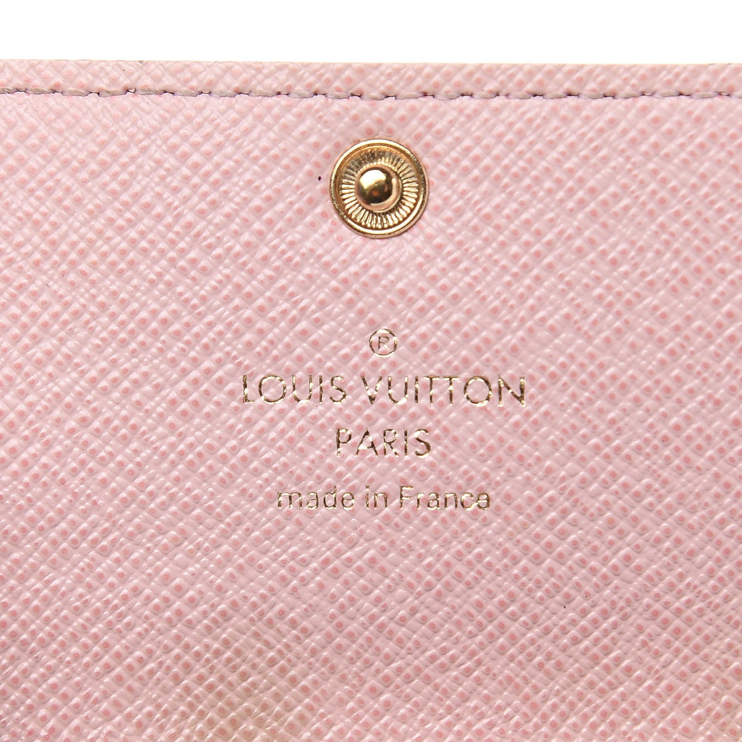 Damier Ebene Multicles 6 Key Holder Rose Ballerine